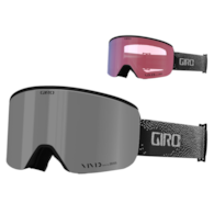 Gogle zimowe GIRO AXIS BLACK & WHITE BIT TONE (OTG) (Cylindryczne) (Szyba lustrzana kolorowa VIVID-Carl Zeiss VIVID ONYX 08-18% VLT S3 + Szyba lustrzana kolorowa VIVID-Carl Zeiss INFRARED 58% S1) (NEW 2023/2024)