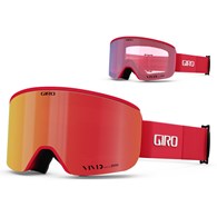 Gogle zimowe GIRO AXIS RED BLACK THIRDS (Szyba lustrzana kolorowa VIVID-Carl Zeiss VIVID EMBER 00% S3 + Szyba lustrzana kolorowa VIVID-Carl Zeiss INFRARED 58% S1) (NEW 2025)