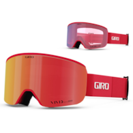 Gogle zimowe GIRO AXIS RED BLACK THIRDS (OTG) (Cylindryczne) (Szyba lustrzana kolorowa VIVID-Carl Zeiss VIVID EMBER 19-42% S2 + Szyba lustrzana kolorowa VIVID-Carl Zeiss INFRARED 58% S1) (NEW 2024/2025)