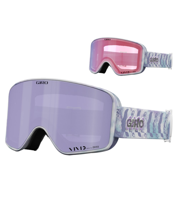 Gogle zimowe GIRO METHOD PURPLE FLASH BACK (Cylindryczne) (Szyba lustrzana kolorowa VIVID-Carl Zeiss VIVID HAZE 8-18% VLT S3 + Szyba lustrzana kolorowa VIVID-Carl Zeiss INFRARED 58% S1) (NEW 2023/2024)
