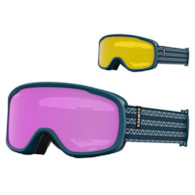 Gogle zimowe GIRO MOXIE HARBOR BLUE SEQUENCE (Cylindryczne) (szyba AMBER PINK 19-42% S2 + YELLOW 77% S1) (NEW 2023/2024).