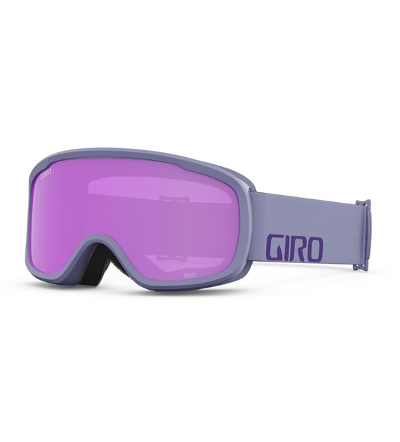 Gogle zimowe GIRO CRUZ LILAC WORDMARK (Szyba lustrzana kolorowa AMBER PINK 19-42% S2) (NEW 2023/2024)