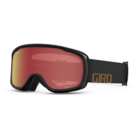 Gogle zimowe GIRO CRUZ CAMP TAN WORDMARK (OTG) (Cylindryczne) (Szyba lustrzana kolorowa AMBER SCARLET 19-42% S2 (NEW 2023/2024)