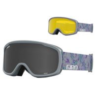 Gogle zimowe GIRO MOXIE GREY BOTANICAL (Cylindryczne) (szyba ULTRA BLACK + YELLOW 77% S1) (NEW 2023/2024).