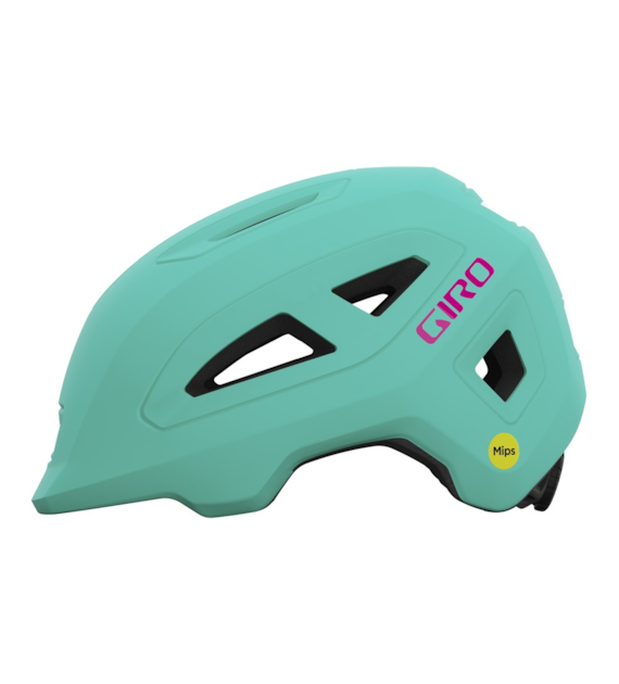 Kask dziecięcy GIRO SCAMP II matte screaming teal bright pink roz. XS (45-49 cm).