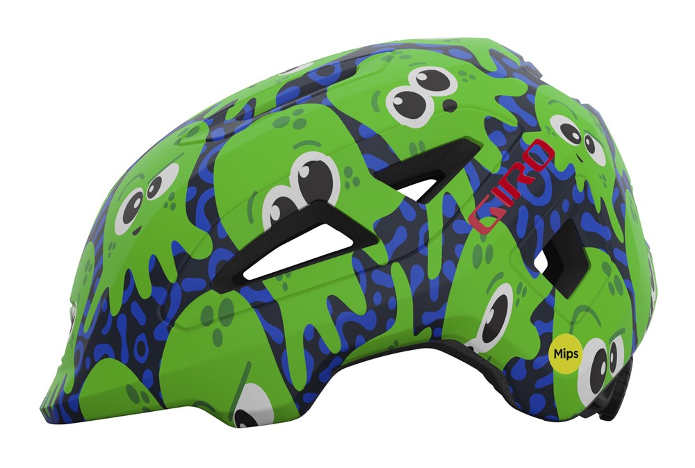 Kask dziecięcy GIRO SCAMP II matte midnight bright green inked roz. S (49-53 cm) (NEW)...