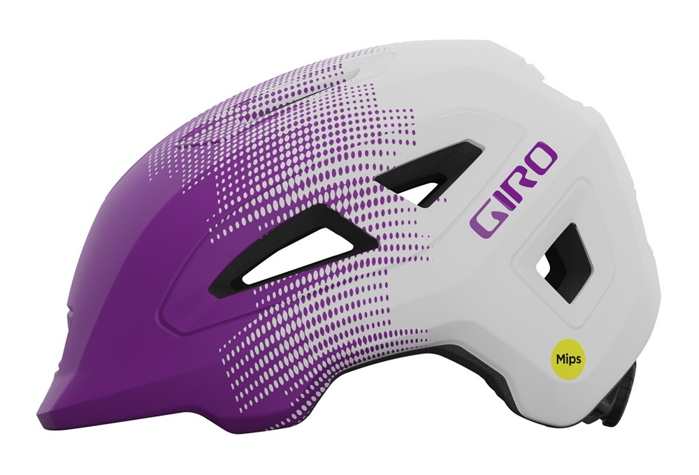 Kask dziecięcy GIRO SCAMP II MIPS matte purple towers roz. S (49-53 cm) (NEW 2025)