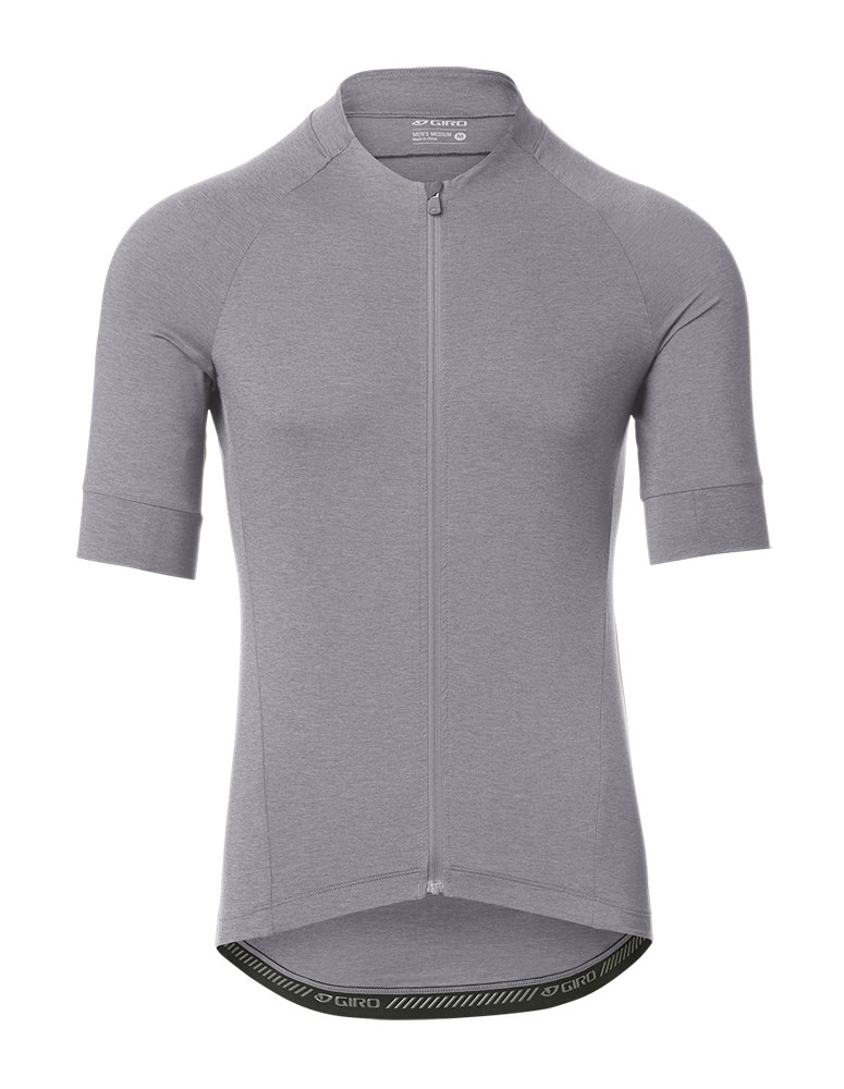 Koszulka męska GIRO NEW ROAD JERSEY krótki rękaw sharkskin heater roz. L (NEW 2024)