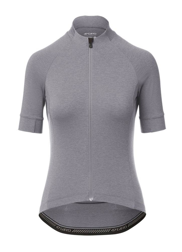 Koszulka damska GIRO NEW ROAD JERSEY krótki rękaw sharkskin heather roz. L (NEW 2024)