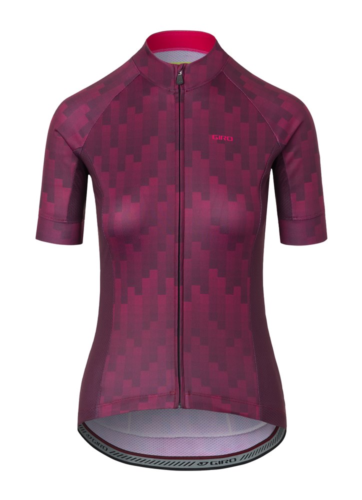 Koszulka damska GIRO CHRONO SPORT JERSEY krótki rękaw dark cherry / raspberry roz. L (NEW 2024)