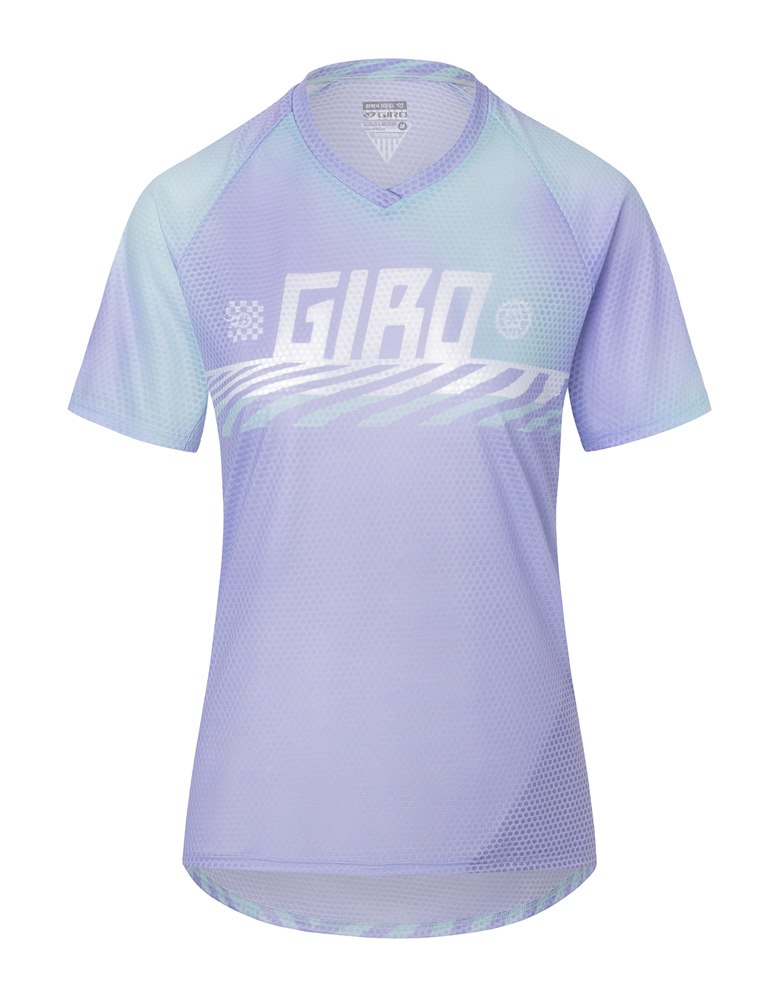 Koszulka damska GIRO ROUST JERSEY krótki rękaw lighte lilac / light mineral dune roz. M (NEW 2024)