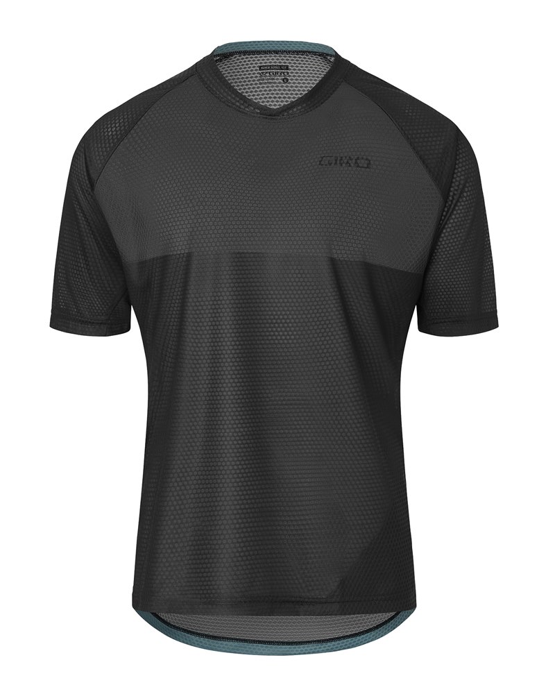 Koszulka męska GIRO ROUST JERSEY krótki rękaw black / grey rise roz. L (NEW 2024)