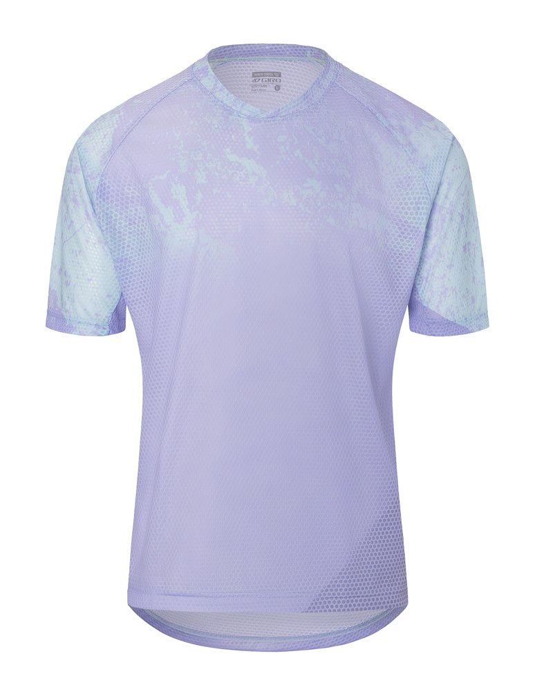 Koszulka męska GIRO ROUST JERSEY krótki rękaw light lilac /  light mineral descent roz. L (NEW 2024)