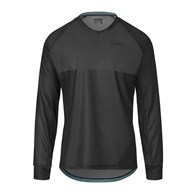 Koszulka męska GIRO ROUST JERSEY długi rękaw black / grey rise roz. L (NEW 2024)