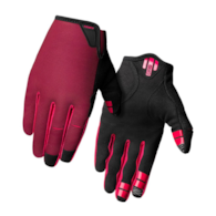 Rękawiczki damskie GIRO LA DND długi palec dark cherry / raspberry roz. M (obwód dłoni 203-229 mm / dł. dłoni 181-188 mm) (NEW 2025)