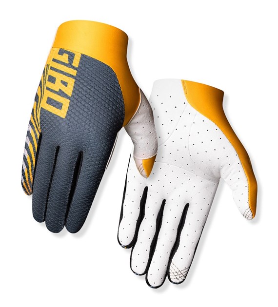 Rękawiczki męskie GIRO TRIXTER długi palec dark shark / spectra yellow roz. L (obwód dłoni 229-248 mm / dł. dłoni 189-199 mm) (NEW 2025)