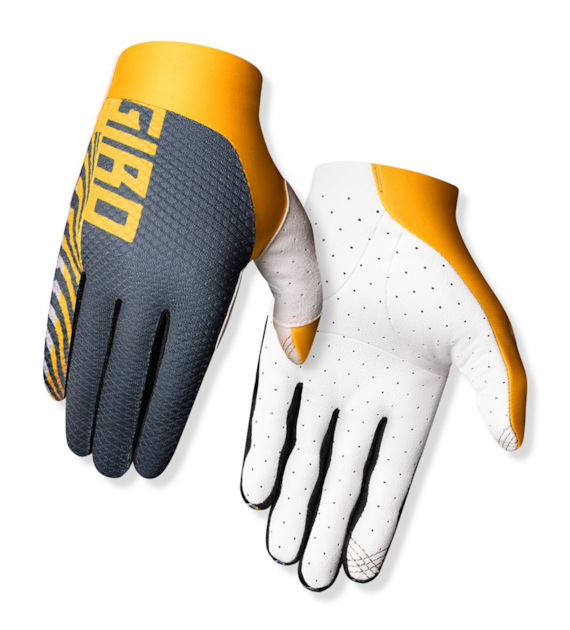 Rękawiczki męskie GIRO TRIXTER długi palec dark shark / spectra yellow roz. L (obwód dłoni 229-248 mm / dł. dłoni 189-199 mm) (NEW 2025)