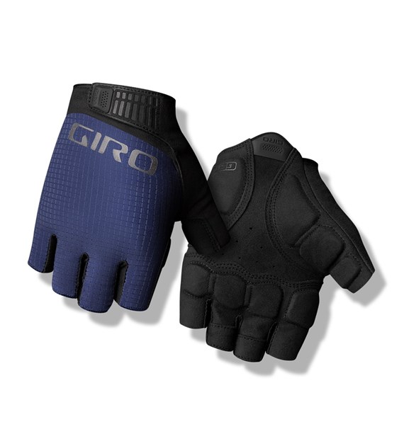 Rękawiczki męskie GIRO BRAVO II GEL krótki palec midnight roz. XXL (obwód dłoni od 267 mm / dł. dłoni od 211 mm) (NEW 2025)