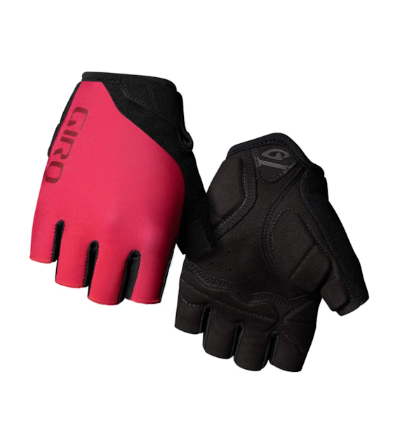 Rękawiczki damskie GIRO JAG'ETTE krótki palec raspberry dark cherry roz. XL (obwód dłoni 248-267 mm / dł. dłoni 200-210 mm) (NEW 2025)