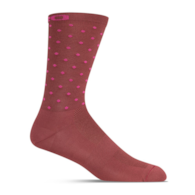 Skarpety GIRO COMP HIGH RISE dark cherry raspberry roz. L (43-45) (NEW 2025)