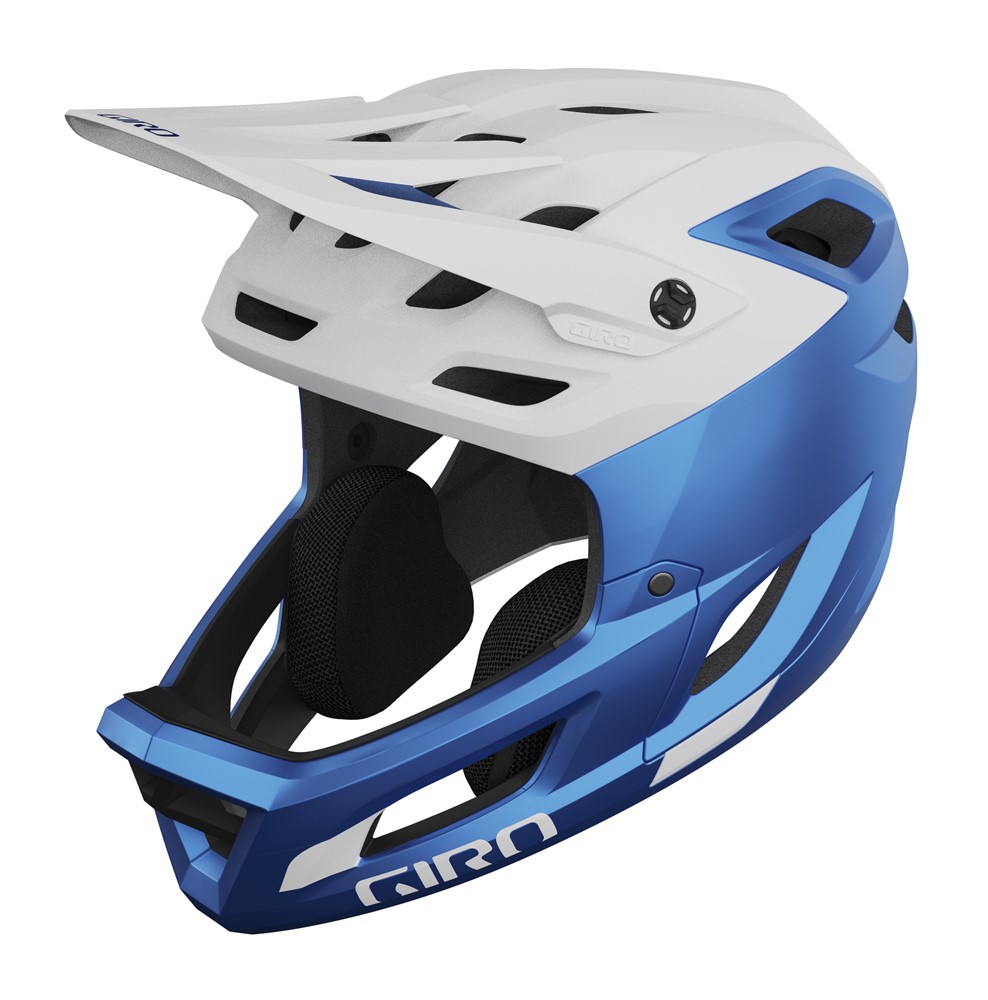 Kask full face GIRO COALITION SPHERICAL matte white / ano blue roz. S (51-55 cm) (NEW)