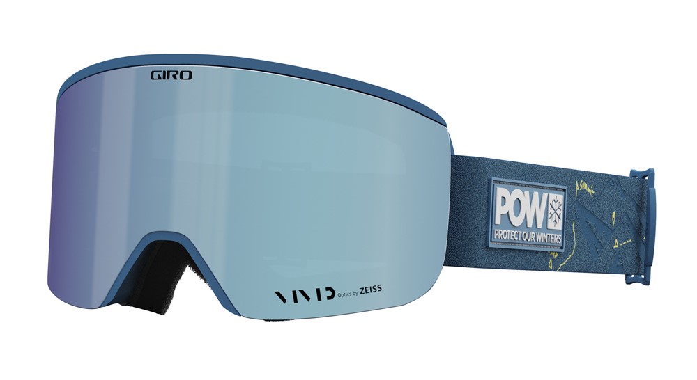 Gogle zimowe GIRO AXIS POW (Szyba lustrzana kolorowa VIVID-Carl Zeiss VIVID ROYAL 19-42% S2 + Szyba lustrzana kolorowa VIVID-Carl Zeiss INFRARED 58% S1) (NEW 2024/2025)