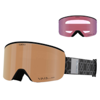 Gogle zimowe GIRO ELLA BLACK MONOGRAM (Cylindryczne) (szyba VIVID COPPER 19-42% S2 + VIVID INFRARED 62% S1) (NEW 2024/2025).