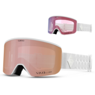 Gogle zimowe GIRO ELLA WHITE BLISS (Cylindryczne) (szyba VIVID ROSE GOLD 19-42% S2 + VIVID INFRARED 62% S1) (NEW 2024/2025).
