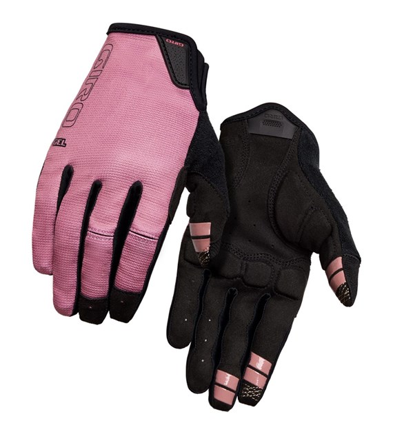 Rękawiczki damskie GIRO LA DND GEL długi palec desert rose roz. M (obwód dłoni 203-229 mm / dł. dłoni 181-188 mm) (NEW 2025)