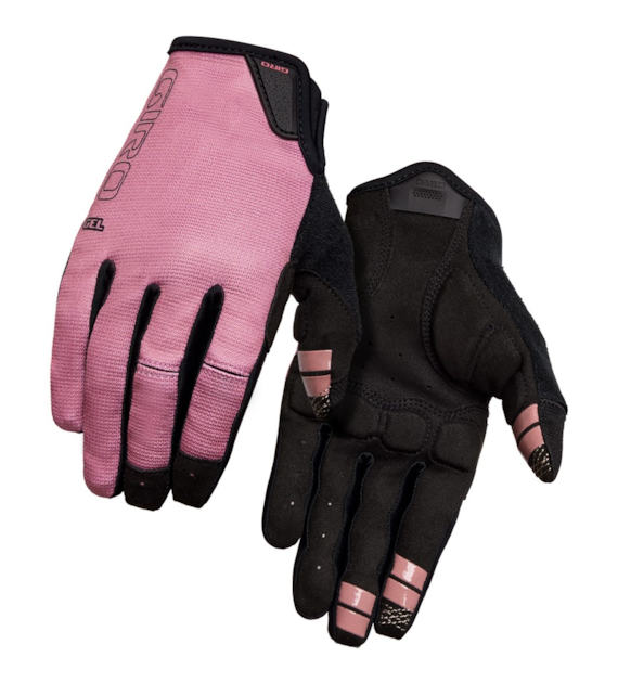 Rękawiczki damskie GIRO LA DND GEL długi palec desert rose roz. M (obwód dłoni 203-229 mm / dł. dłoni 181-188 mm) (NEW 2025)