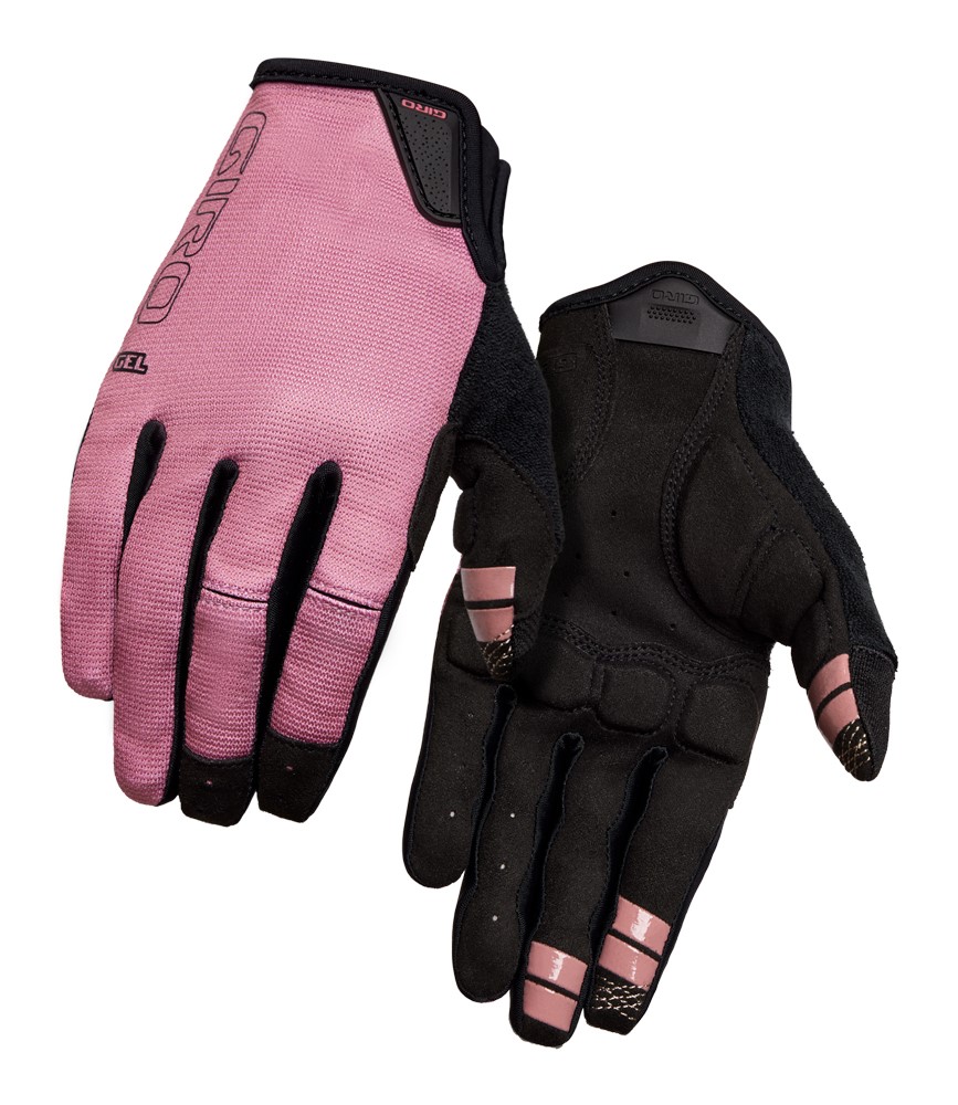 Rękawiczki damskie GIRO LA DND GEL długi palec desert rose roz. L (obwód dłoni 229-248 mm / dł. dłoni 189-199 mm) (NEW 2025)