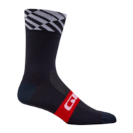 Skarpety GIRO SEASONAL MERINO red/white charcoal roz. L (43-45) (NEW 2025)