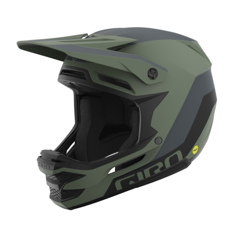 Kask full face GIRO INSURGENT SPHERICAL matte hedge green dark shark
