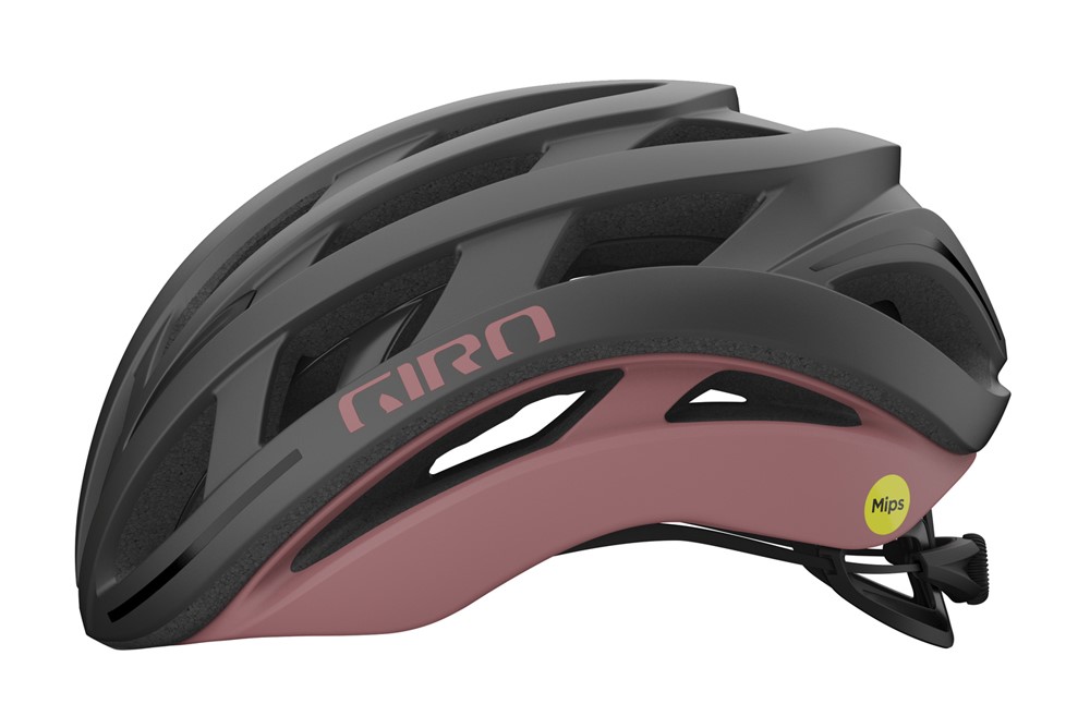 Kask szosowy GIRO HELIOS SPHERICAL MIPS metallic coal dusty rose roz. L (59-63 cm) (NEW 2025)