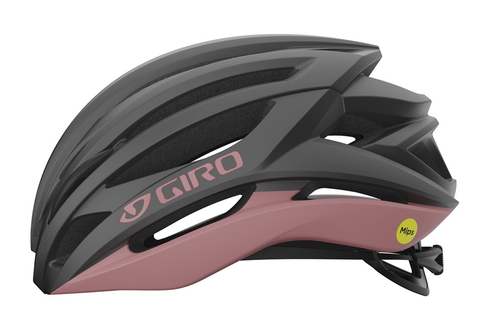 Kask szosowy GIRO SYNTAX INTEGRATED MIPS metallic  coal/dusty rose roz. M (55-59 cm) (NEW 2025)