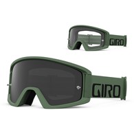 Gogle GIRO TAZZ MTB hedge green (Szyba kolorowa SMOKE S2 + Szyba przeźroczysta 99% S0) mocowanie pod zrywki (NEW)