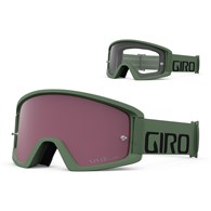 Gogle GIRO TAZZ MTB hedge green (Szyba kolorowa VIVID-Carl Zeiss TRAIL S2 + Szyba Przeźroczysta 99% S0) mocowanie pod zrywki (NEW)