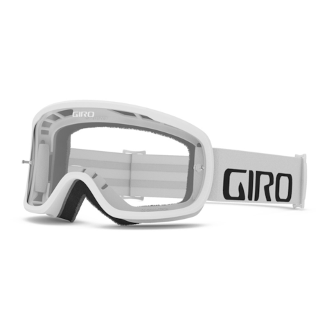 Gogle GIRO TEMPO MTB white (Szyba Przeźroczysta 99% S0) mocowanie pod zrywki