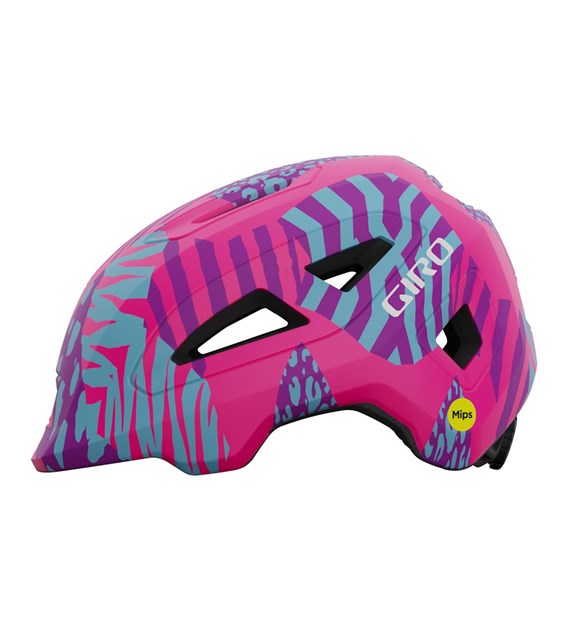 Kask dziecięcy GIRO SCAMP II matte pink animal roz. S (49-53 cm) (NEW 2025)