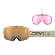 Gogle zimowe GIRO ARTICLE II STONE STACKED (Szyba lustrzana kolorowa VIVID-Carl Zeiss PETROL 19-42% S2 + Szyba lustrzana kolorowa VIVID-Carl Zeiss INFRARED 43-79% S1) (NEW 2024/2025) (N/A)