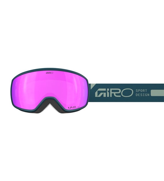 Gogle zimowe GIRO BALANCE II PEACOCK RAILS (Szyba lustrzana kolorowa VIVID-Carl Zeiss PINK 19-42% S2) (NEW 2024/2025)