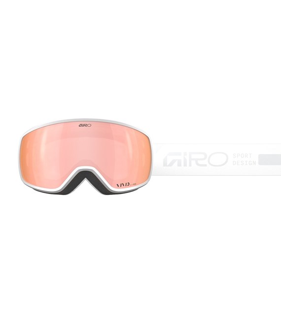 Gogle zimowe GIRO BALANCE II WHITE RAILS (Szyba lustrzana kolorowa VIVID-Carl Zeiss ROSE GOLD 19-42% S2) (NEW 2024/2025)