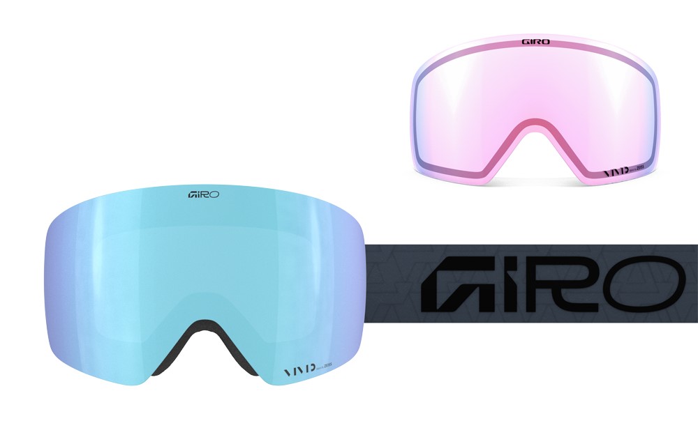 Gogle zimowe GIRO CONTOUR RS INDIGO FRAGMENTS (Szyba lustrzana kolorowa VIVID-Carl Zeiss ROYAL 19-42% S2 + Szyba lustrzana kolorowa VIVID-Carl Zeiss INFRARED 43-79% S1) (NEW 2025/2026)