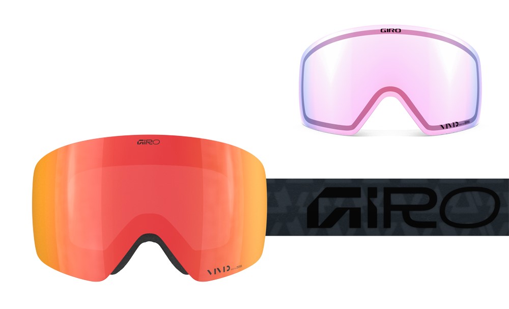 Gogle zimowe GIRO CONTOUR RS MIDNIGHT FRAGMENTS (Szyba lustrzana kolorowa VIVID-Carl Zeiss EMBER 19-42% S2 + Szyba lustrzana kolorowa VIVID-Carl Zeiss INFRARED 43-79% S1) (NEW 2025/2026)