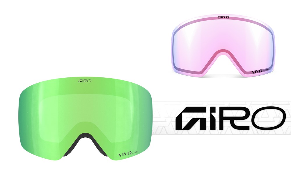 Gogle zimowe GIRO CONTOUR RS WHITE FRAGMENTS (Szyba lustrzana kolorowa VIVID-Carl Zeiss EMERALD 19-42% S2 + Szyba lustrzana kolorowa VIVID-Carl Zeiss INFRARED 58% S1) (NEW 2025/2026)