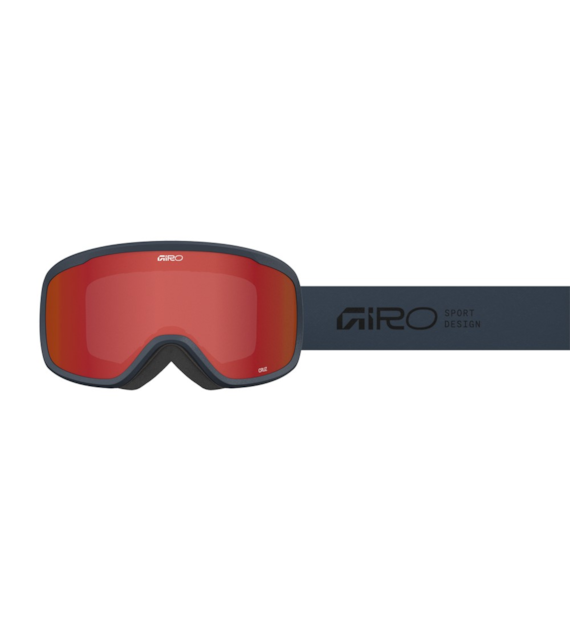 Gogle zimowe GIRO CRUZ INDIGO STACKED (OTG) (Cylindryczne) (Szyba lustrzana kolorowa AMBER SCARLET 19-42% S2) (NEW 2025/2026)