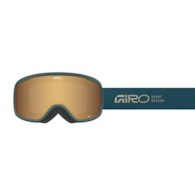 Gogle zimowe GIRO CRUZ FOREST GREEN STACKED (OTG) (Cylindryczne) (Szyba lustrzana kolorowa AMBER GOLD 19-42% S2) (NEW 2025/2026)