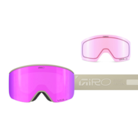 Gogle zimowe GIRO ELLA STONE RAILS (Cylindryczne) (Szyba lustrzana kolorowa VIVID-Carl Zeiss PINK 19-42% S2 + VIVID INFRARED 43-79% S1) (NEW 2025/2026).