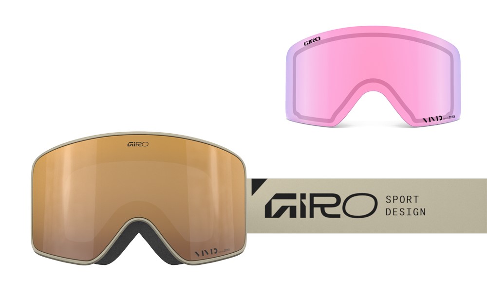 Gogle zimowe GIRO METHOD STONE STACKED (Szyba lustrzana kolorowa VIVID-Carl Zeiss PETROL 19-42% S2 + Szyba lustrzana kolorowa VIVID-Carl Zeiss INFRARED 43-79% S1) (NEW 2025/2026)