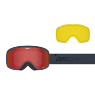 Gogle zimowe GIRO ROAM INDIGO STACKED (OTG) (Cylindryczne) (szyba AMBER SCARLET 19-42% S2 + YELLOW 80-99% S0) (NEW 2025/2026)